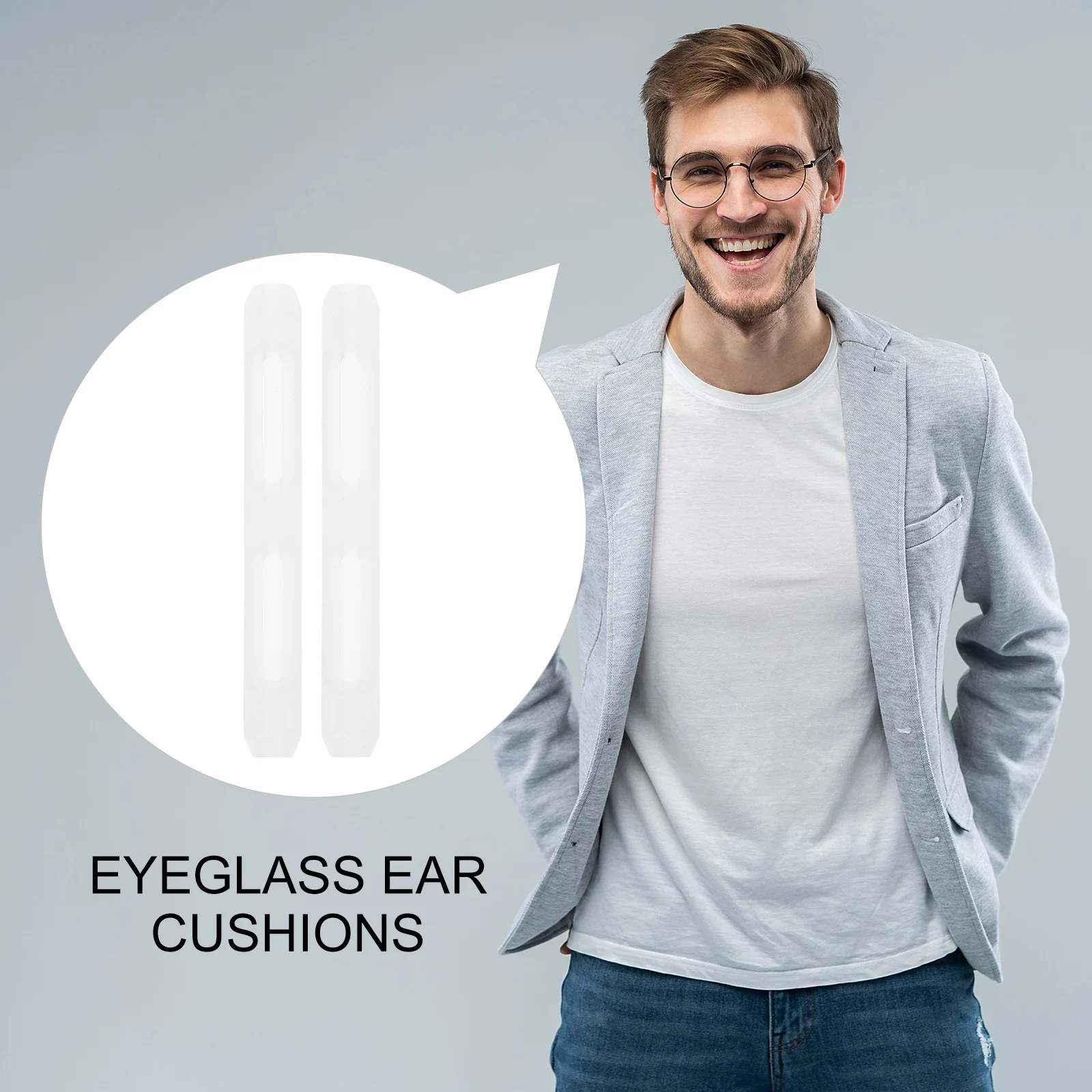 

10Pairs Silicone Eyeglass Ear Cushions Anti Slip Glasses Accessories Comfortable Long Lasting Prevent Slipping Daily Wear