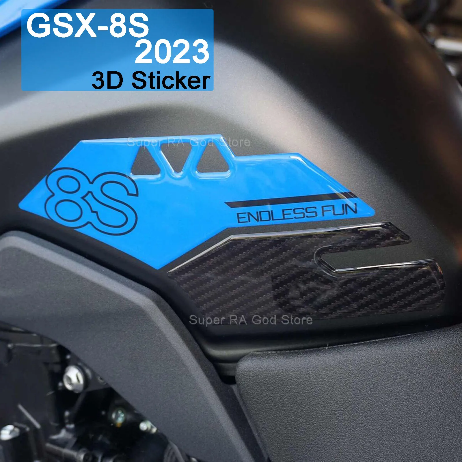 

gsx 8s accessories Motorcycle 3D Epoxy Resin Sticker protection decal stickers For SUZUKI GSX-8S GSX8S GSX 8S 2023