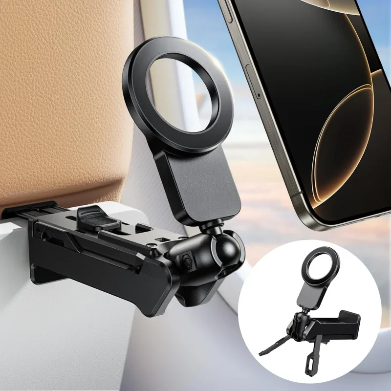

Многоцелевой держатель для телефона, подставка для сотового телефона, портативное крепление для путешествий, настольное полетное складное вращающееся держатель для селфи, держатель для сиденья поезда