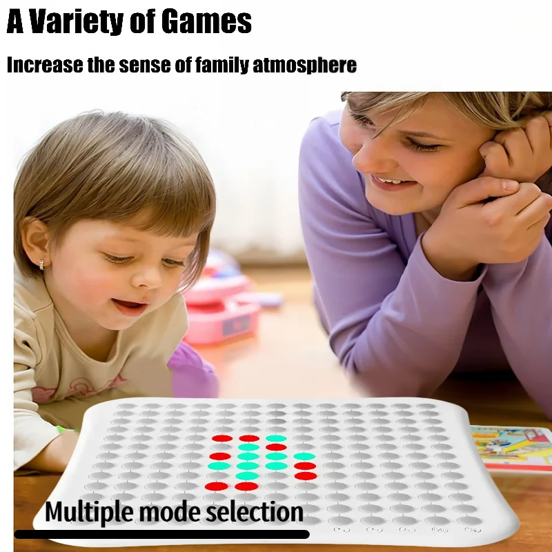 

Multifunctional ABS Board - 10-in-1 USB Board Game Set - Includes Chess Go - Fun Family Bonding Activity for All Ages