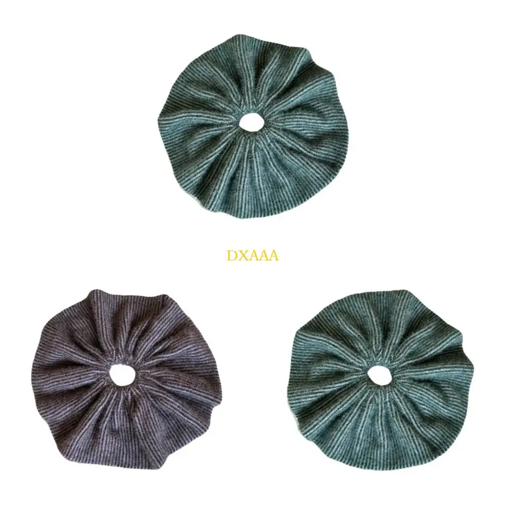 

DXAA Stylish French Headwear Oversized Knit Hair Scrunchies Soft Elastic Hair Tie For Women Daily Casual Sports