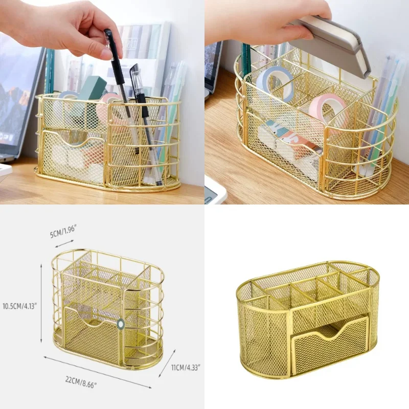 

Premium 304 Stainless Steel Drawer Organizer - Versatile Storage Solution for Kitchen, Office, Bathroom - Rust-Resistant, Durabl