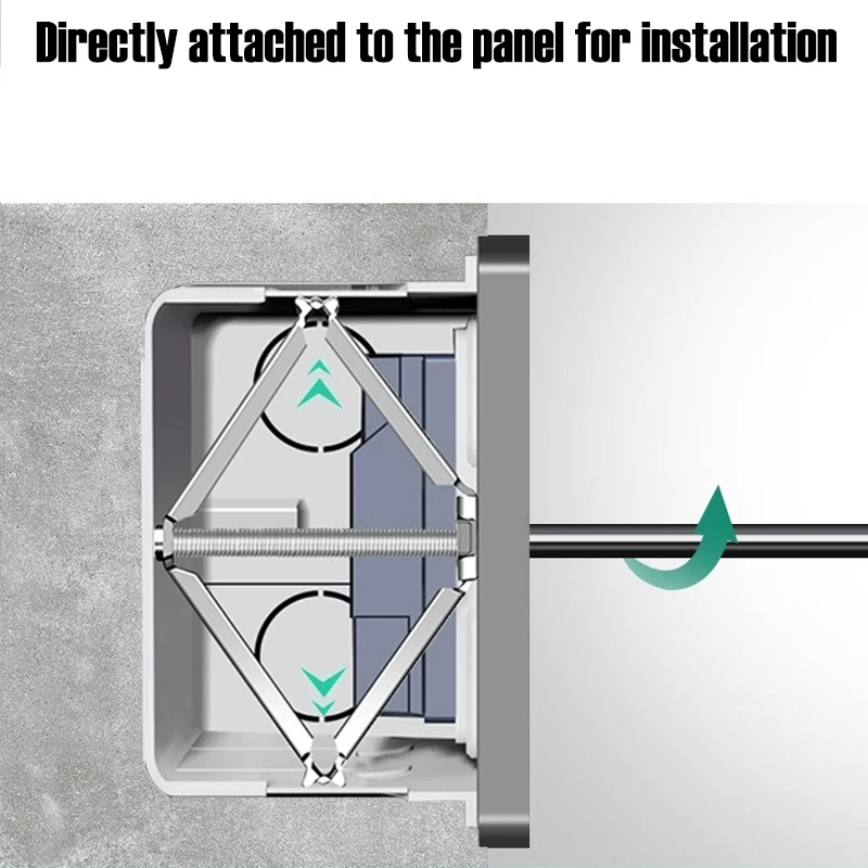  86mm Cassette Repairer Dark Box Repair Screw Plug Old Damaged Switch Socket Boxes Replacement Fixed Wall Support Rod 2/4 PCS