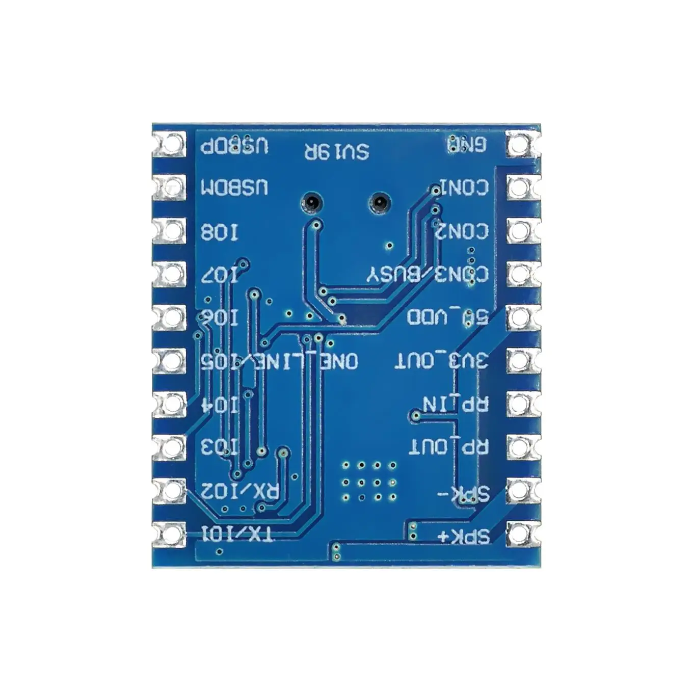 Módulo de reproducción de voz DY-SV19R Módulo de voz MP3 Decodificación WAV 32 bits IO Trigger Control UART Almacenamiento Audio USB Descarga Flash