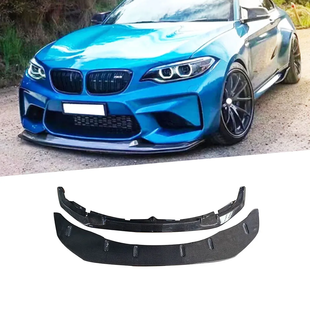 

Carbon Fiber Front Bumper Lip For BMW 2 Series F87 M2 Coupe 2 Door 2016 2017 2018 2019 2020 Front Spoiler