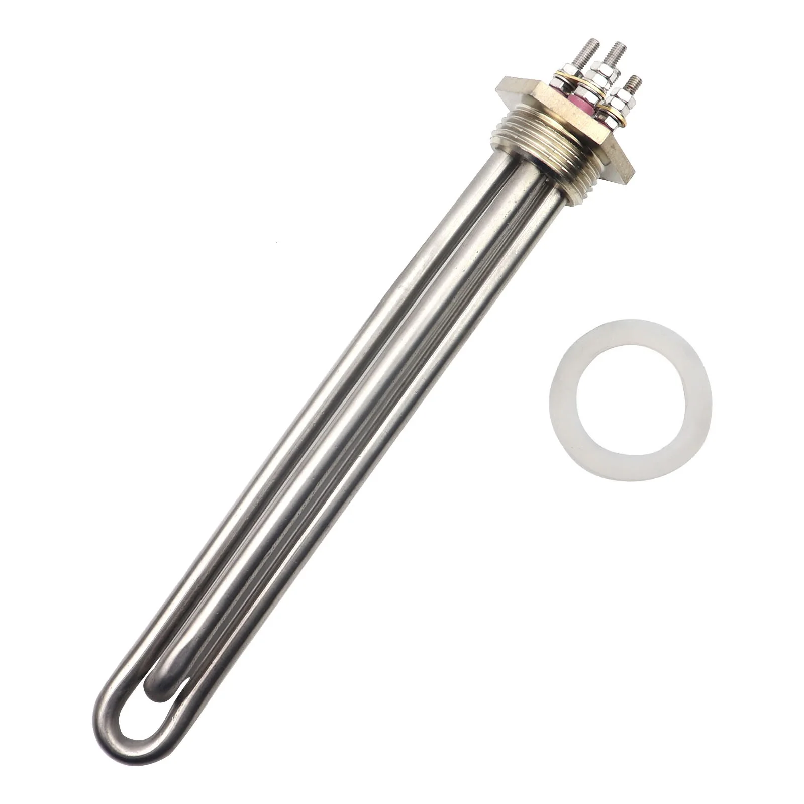 

12v 24v 36v 48v 60v dc Heating Element DN25 Water Heating Element Stainless Steel Immersion Heater for Solar Panel