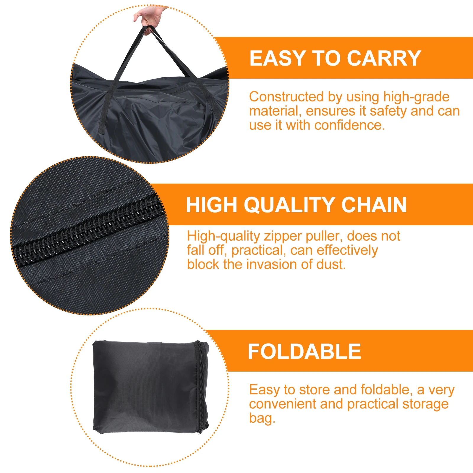 

1pc Super Large Capacity Furniture Storage Bag Waterproof Foldable Outdoor Cover Dustproof Carrying Case For Christmas Tree