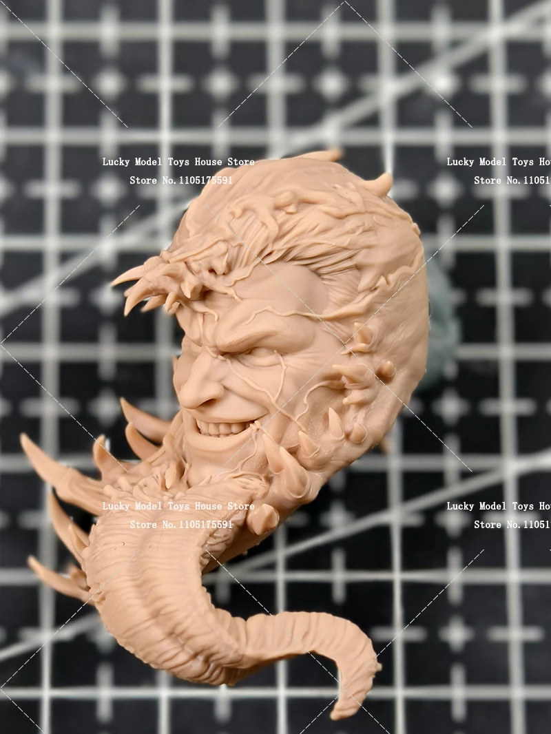 1/12 Anti-hero Eddie Brock Figure Unpainted Head Sculpt Toys Accessory For 6inch Venom Ml 7" Mcfarlane Body Customization - view 4