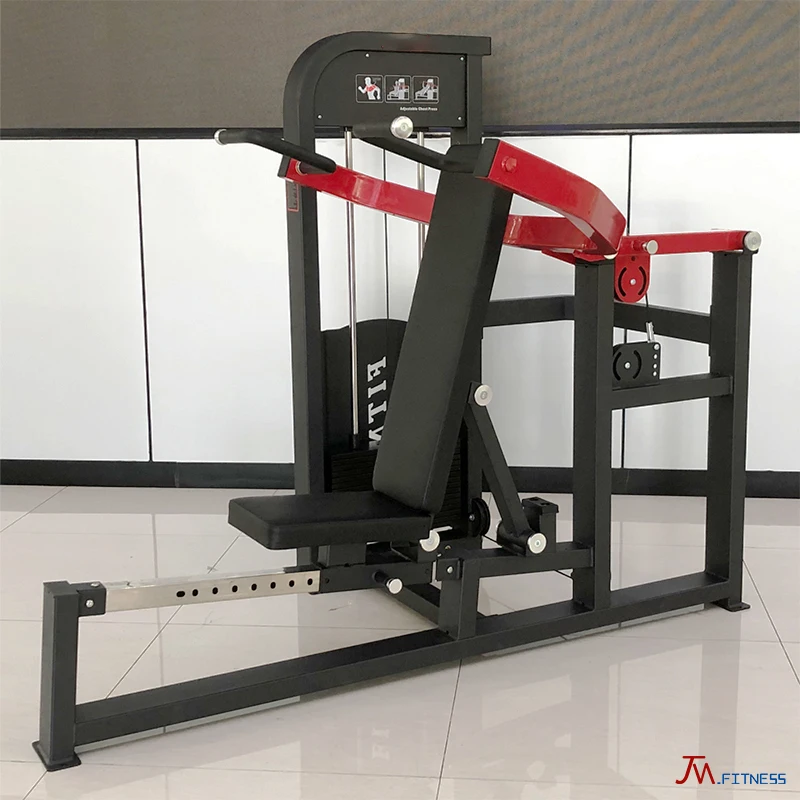 

Free Weight Exercise Training Equipment Weight Pin Loaded Adjustable Chest Press Commercial Gym Adjustable Chest Press