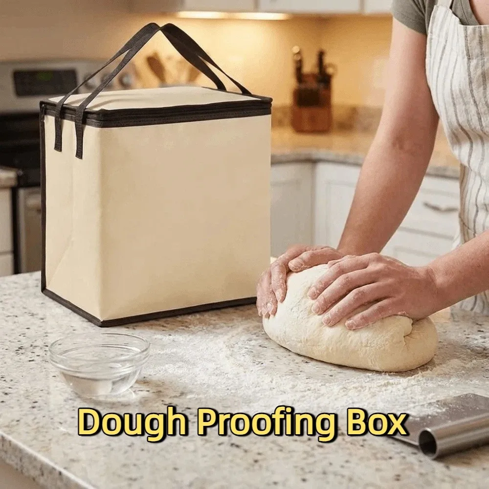 20L Capacity Bread Proofing Box Aluminum Foil Folding Bread Dough Fermentation Box with Temperature Control 3/9 Gears