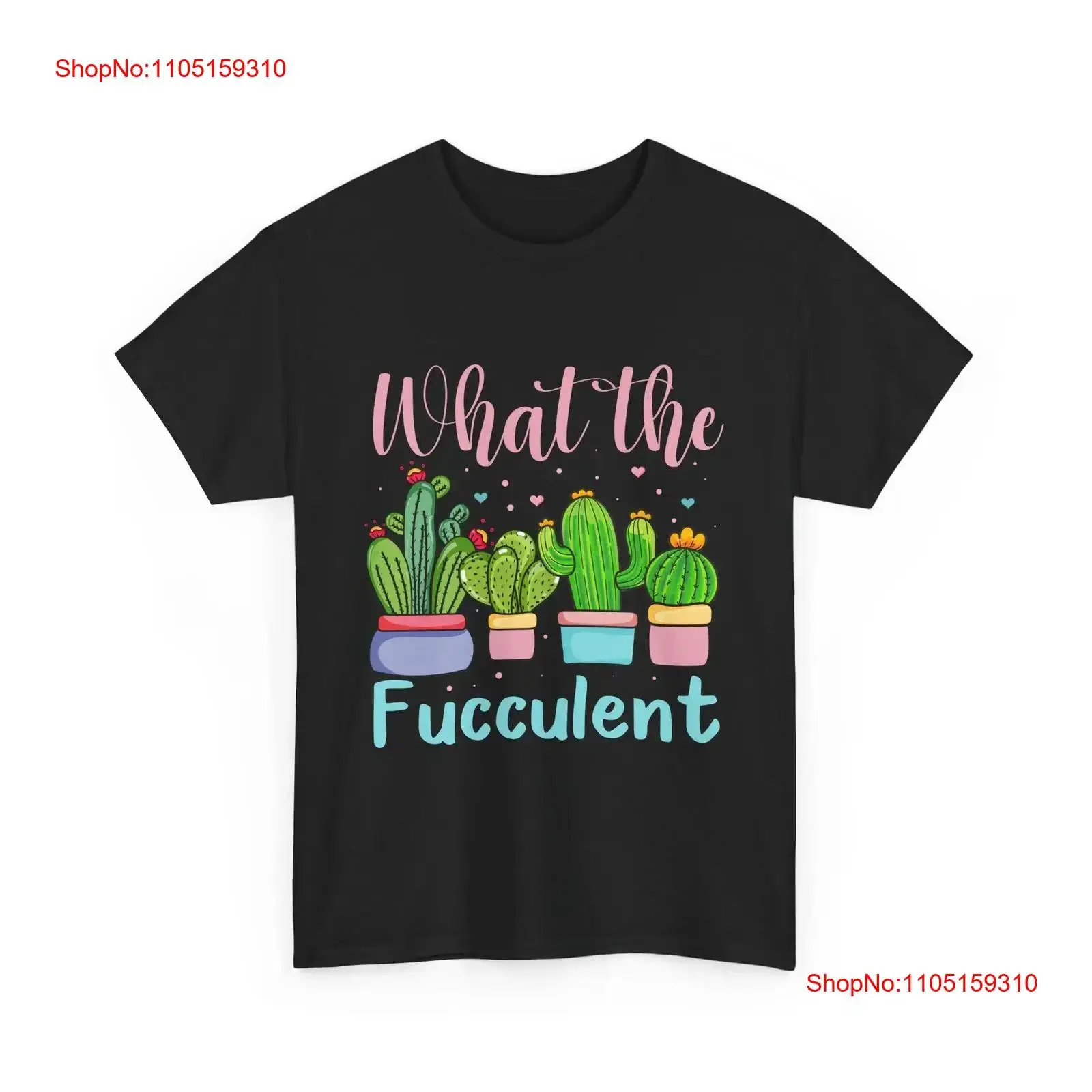 

Succulents Gardener Cactus Gardening T Shirt What the Fucculent vintage Washed fashion Stylish Slightly Unisex designer clothes