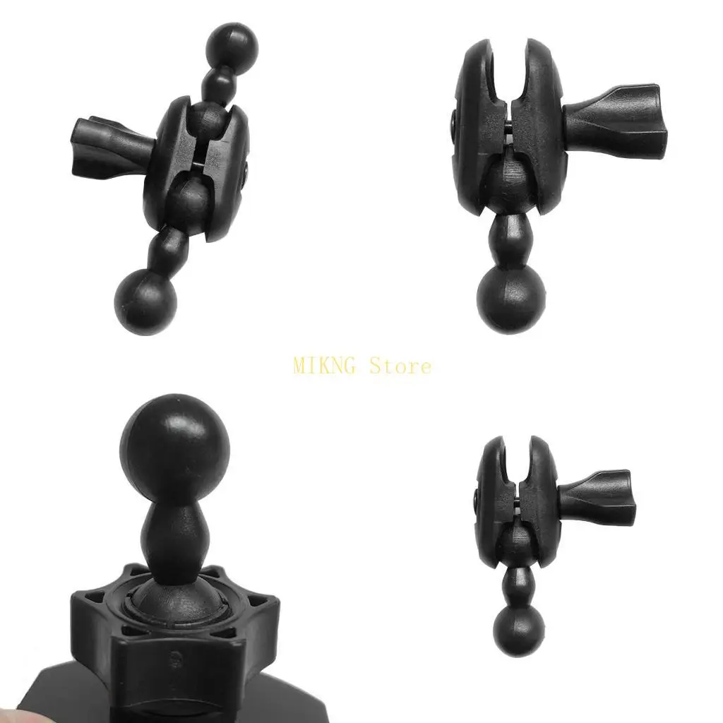 محول كرة مزدوج لحامل سيارة الهاتف المحمول مع واجهة توصيل 17 مم أفضل بيع