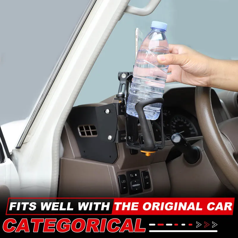 Driver Side Air Vent Cup Phone Holder Bracket LHD For Toyota Land Cruiser Prado LC250 J250 2024 2025 2026 Car Interior Accessory 6