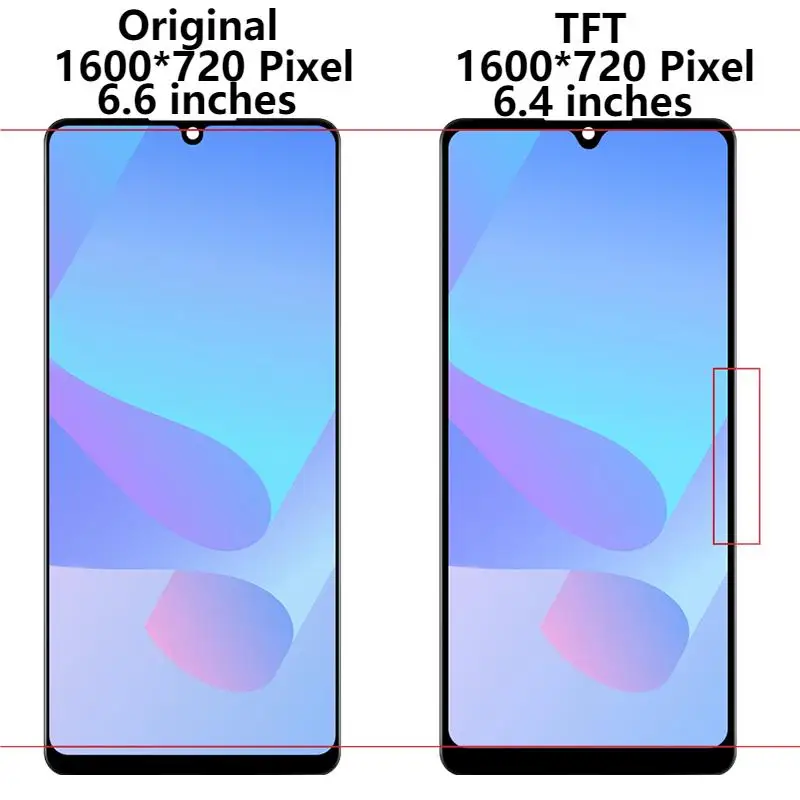 6.6  Original For Samsung Galaxy A42 5G LCD Display With Frame SM-A426 A426U A426B Replacement Touch Screen Digitizer Assembly