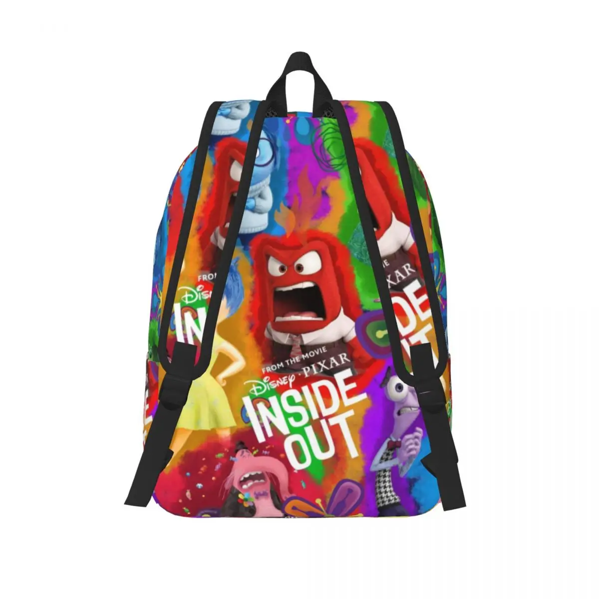 Inside Out ใหม่แฟชั่นความจุสูงกันน้ํากระเป๋าเป้สะพายหลังแล็ปท็อปอินเทรนด์กระเป๋าหนังสือท่องเที่ยว 15in 17in