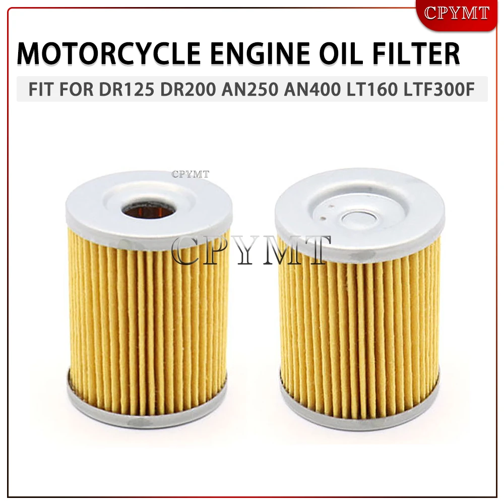 

Oil Filter fit For DRZ125L DRZ125 LTF250 LTZ250 AN400 LT160 LTF300F SP125 RV125 DR125 DR200S RV200 For YP400 X-Max CP250