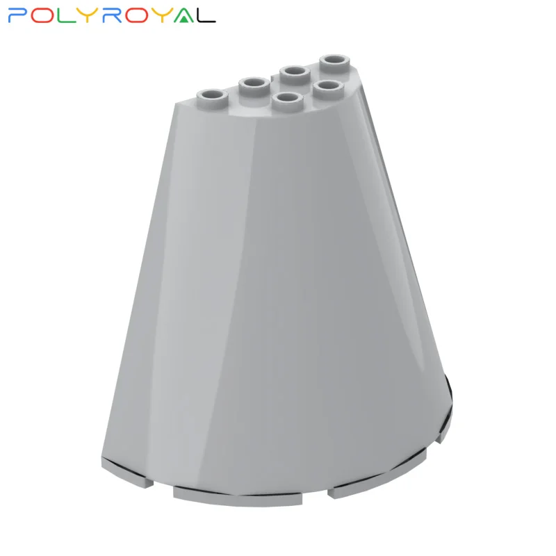 Building Blocks Accessories Technicalalalal DIY 8x4x6 large cone wall 1 PCS  Parts  MOC  Educational toy for children 47543