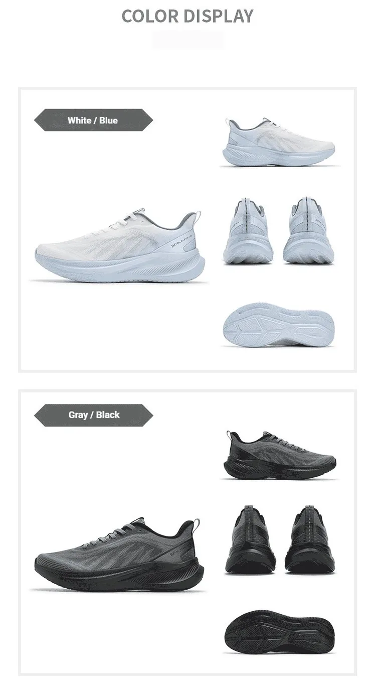 361 Degrees AirFeather 5.0 Herren-Laufschuhe, leicht, atmungsaktiv, bequem, verschleißfest, elastische Sohle, Turnschuhe 672612217 – Detail 33