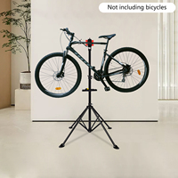 Bike Repair Stand, Home Portable Mechanics Workstand, Bicycle Mechanics Maintenance Workstand with Balance Bar Clamping Rod