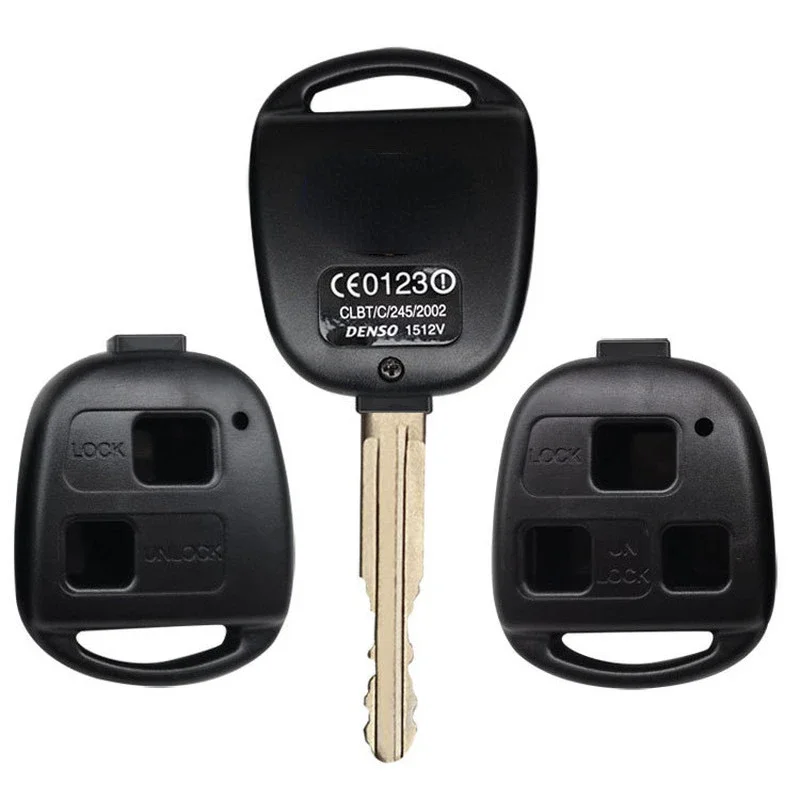 2 3 Buttons Fob Key Case Remote Car Key Shell For Toyota Corolla Land Cruiser YARIS CAMRY RAV4 For Lexus RX300 ES300