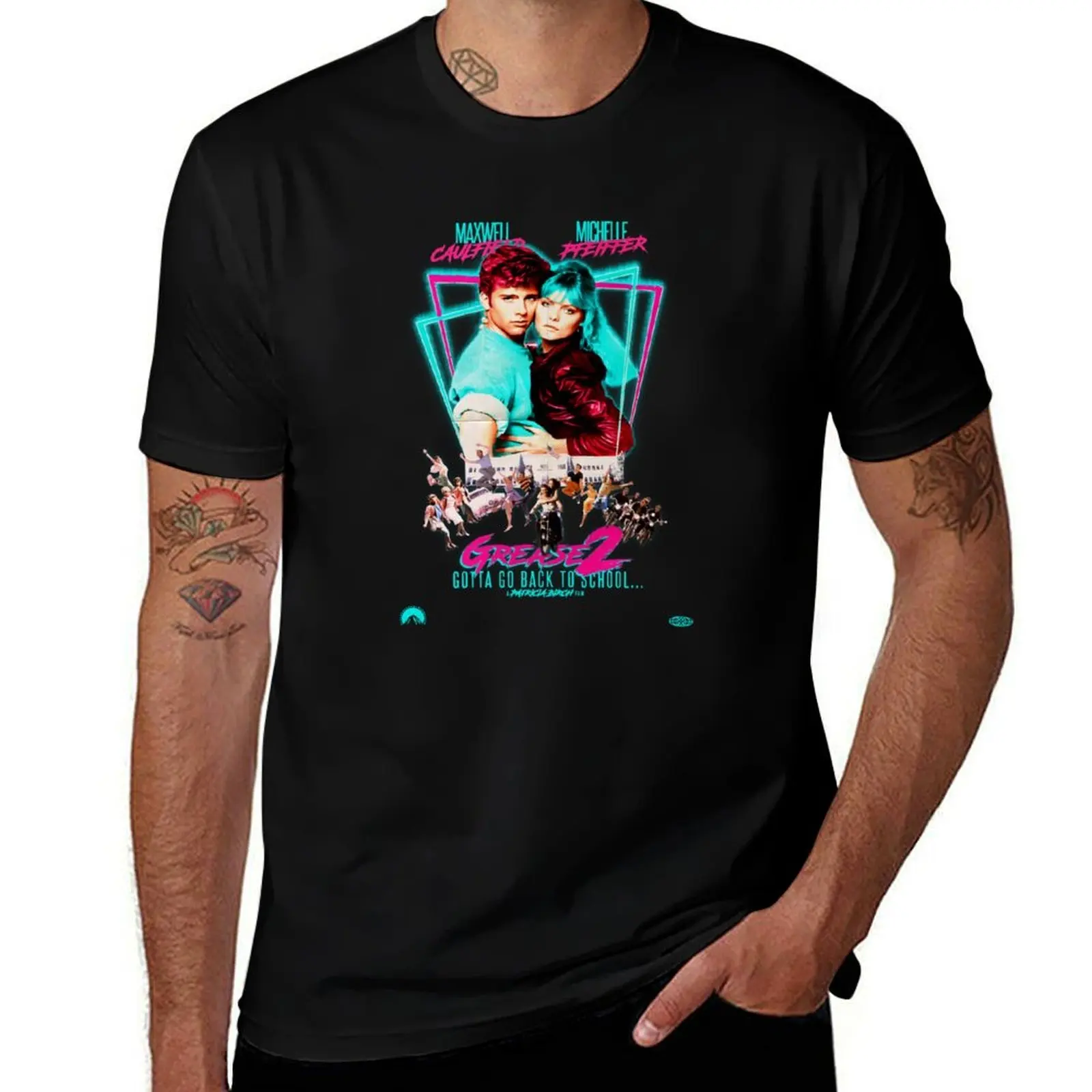 

GREASE For Men And Women T-Shirt Daily Casual Short Sleeve Tee Shirt