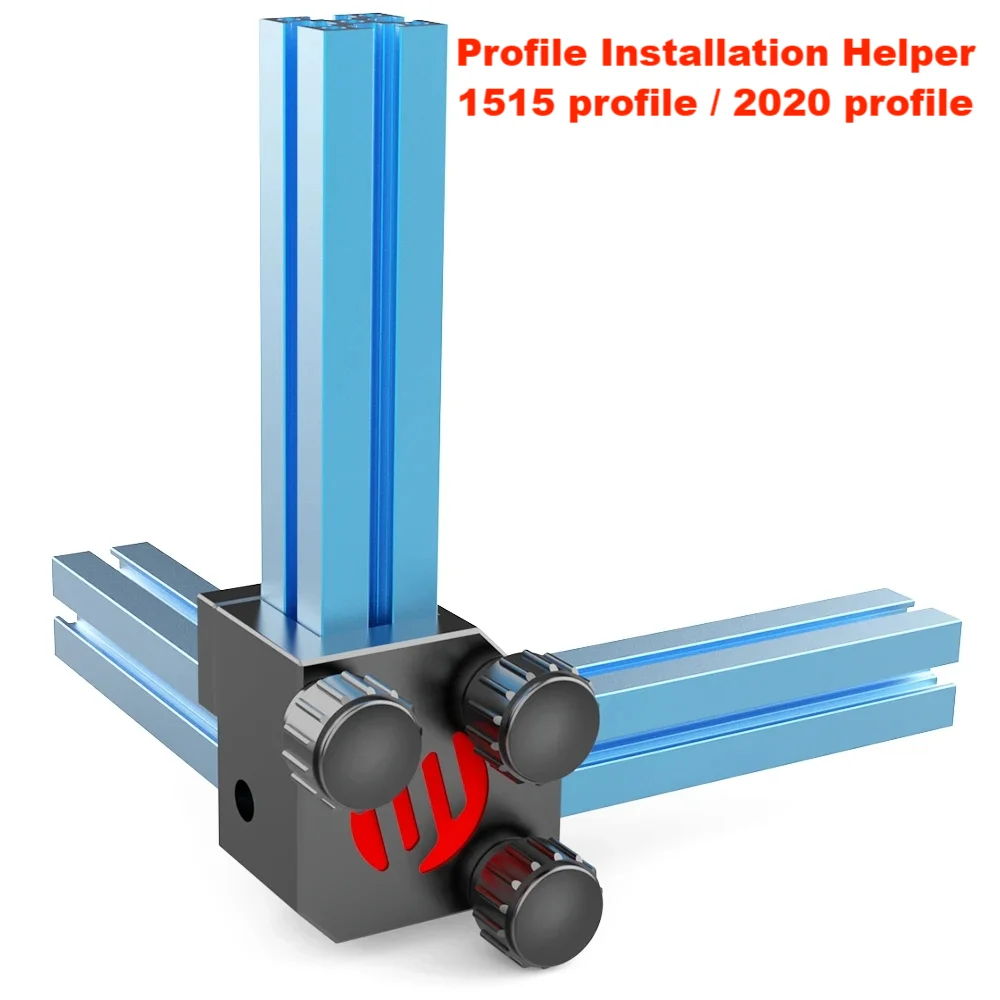 FYSETC-Aide à l\'installation de profil pour pièces d\'imprimante 3D, profil 1515, 2020, CNC, règle à angle droit, VORepository V0, V2.4, Trident,