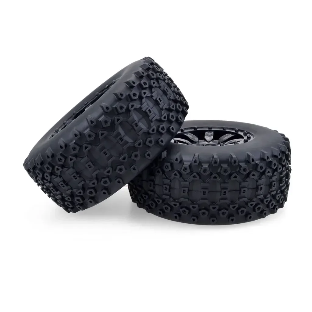 ZD Racing RC Wheel 1:10 Short Course Truck Tires Set 12mm Hub Hex For Trxs Slash HPI VKAR Redcat HSP