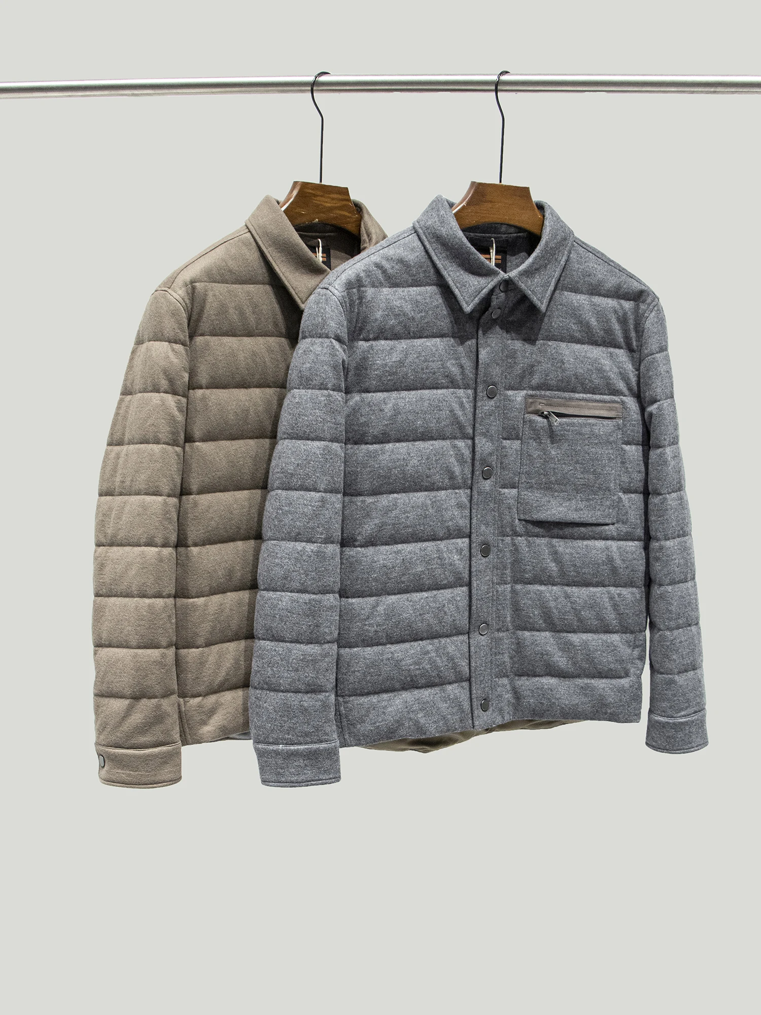 

Редкая высококачественная мужская куртка из 100% утиного пуха с эффектом невесомости, теплая, пушистая, белая, для делового повседневного стиля