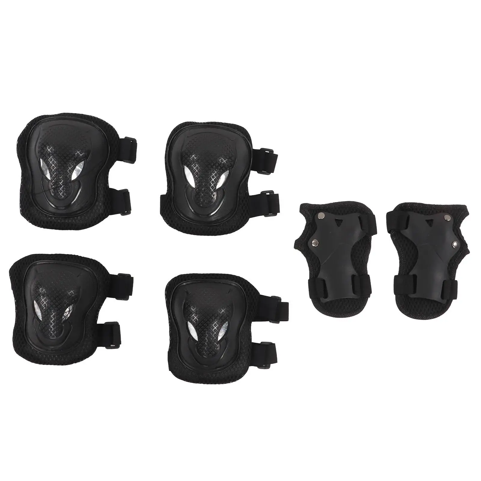 Kids & Adults Sports Protective Gear Set - Knee Elbow Pads & Wrist Guards for roller Skating (Ages 6+) Q