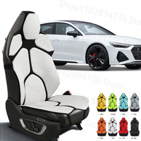 FOR AUDI RS7 Cushion Car Seat Chair Back Mesh Lumbar Back Brace  Massage Back Pad Support Home Office