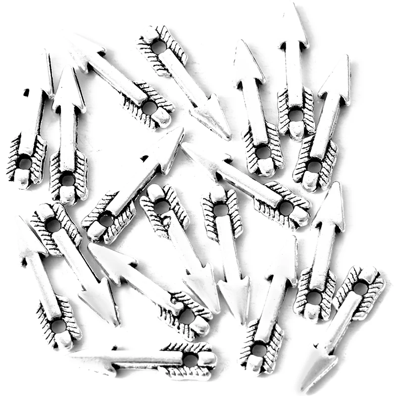 50 قطعة منتج جديد 14.5*4 مللي متر 6 ألوان صغيرة السهم Charms قلادة قلادة سوار صنع المجوهرات الحرف اليدوية Supplies بها بنفسك لوازم