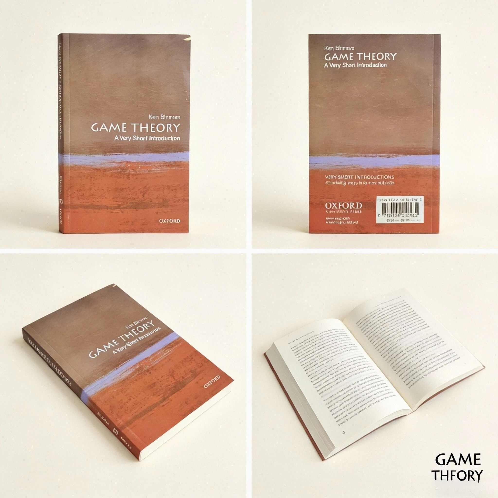 Ken Binmore: Game Theory (A Very Short Introduction) - Intro Work for Game Theory Fans (Learning & Knowledge Expansion)