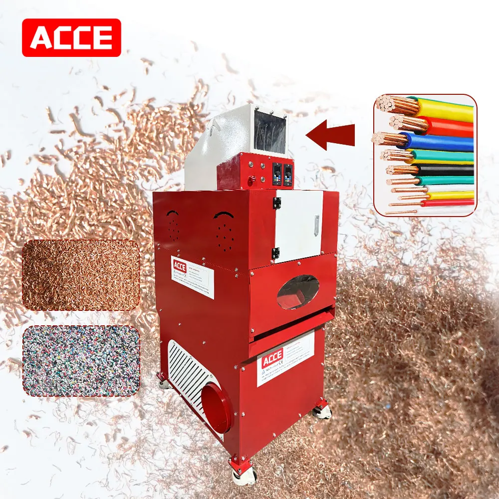 China ACCE Made Hot Sale In UK Cable Copper Wire Granulator Mini Copper Granulator Machine Copper Granulator