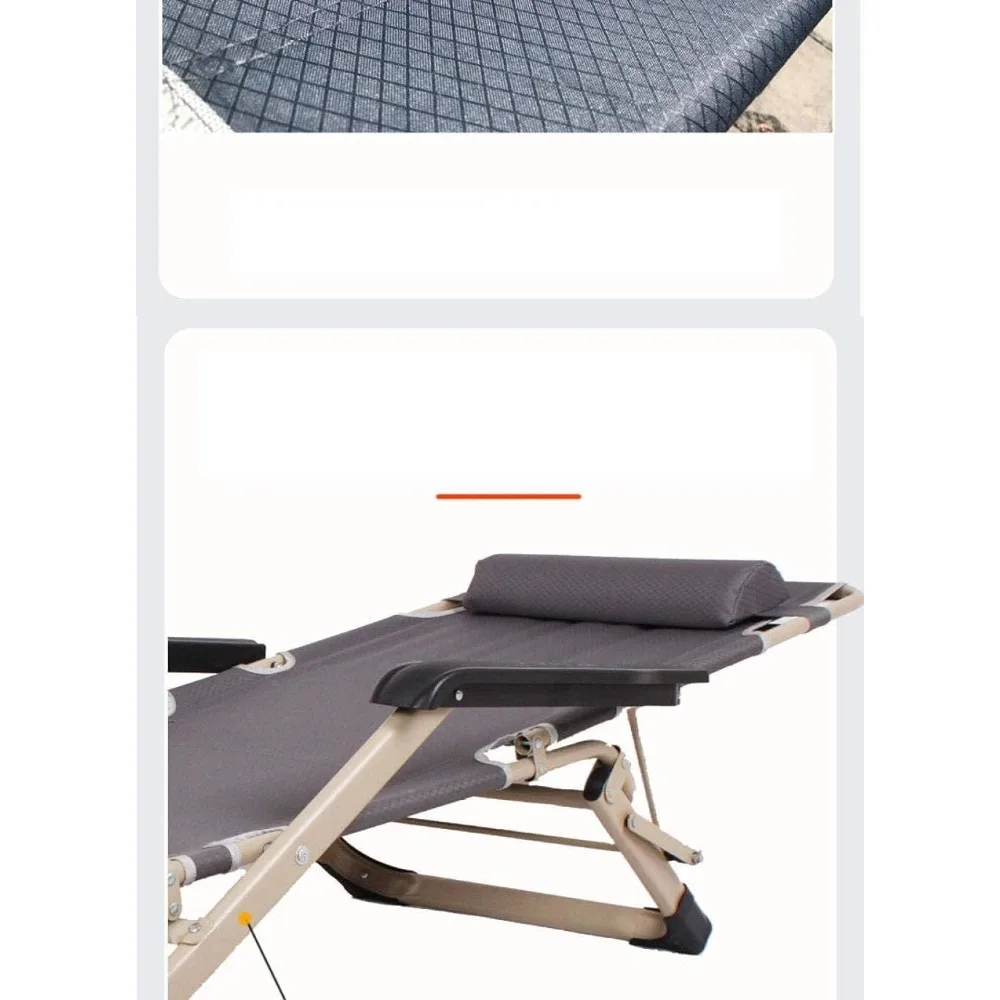 كراسي الشاطئ والحديقة القابلة للطي - راحة محسنة لاستراحات المكتب والاسترخاء في الشرفة بنمط نسج اللؤلؤ الأزرق