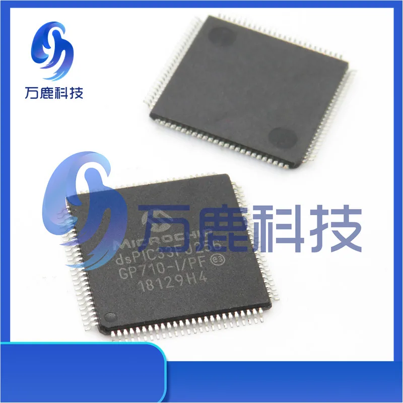 Dspic33Fj256Gp710-I/Pf 16 Bit Mcu/Dsp 100Ld 40 Mips 256Kb Flash Gp Tqfp-100