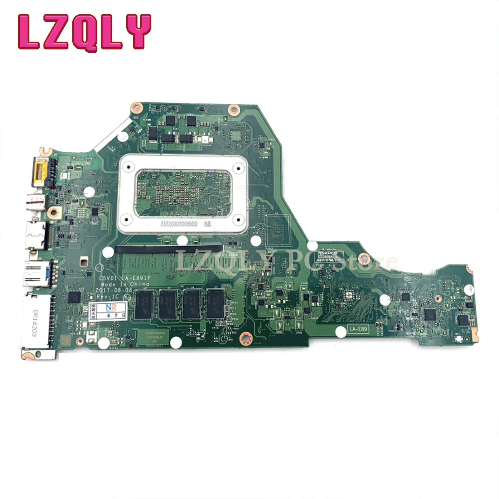 LZLQLY For Acer A515 A515-51G NBGTP11001 NBH2B11004 NBGSW11001 C5V01 LA-E891P Laptop Motherboard SR3LA I5-8250U Main Board