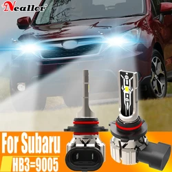 2x HB3 Led Headlight Canbus 9005 Car Bulb High Power 6000K White Light Diode Lamp 12v 55w For Subaru Impreza Outback XV Forester