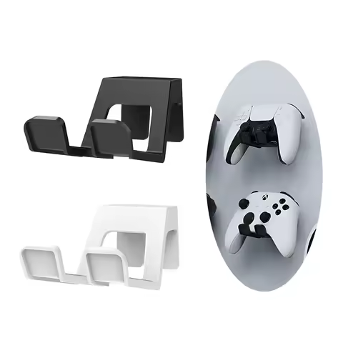 Universal Game Controller Holder Wall Mount Gamepad Headphone Headset Hanging Stand For PS5 PS4 Switch Pro Xbox One