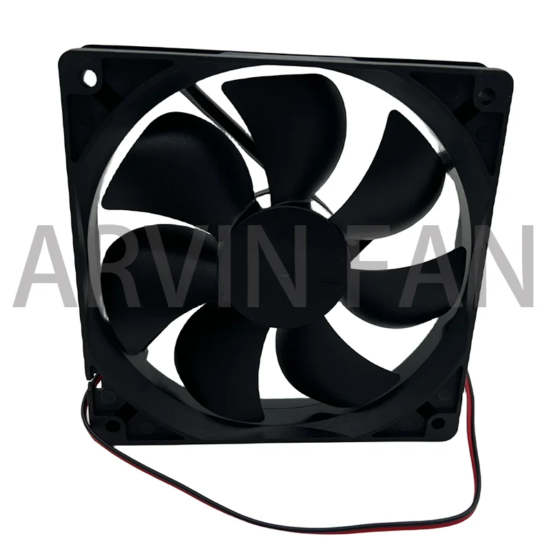 Ventilador de refrigeração original, D12SH-12, D12SM-12, 12025, 120x120x25mm, DC 12V, 0.30A, novo