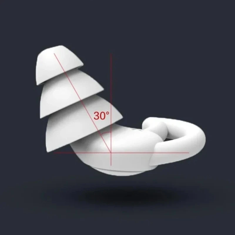 Heavy Duty Waterproof Earplugs Noise Blocking for Swimmers Surfers Sleep Soft Reusable Design