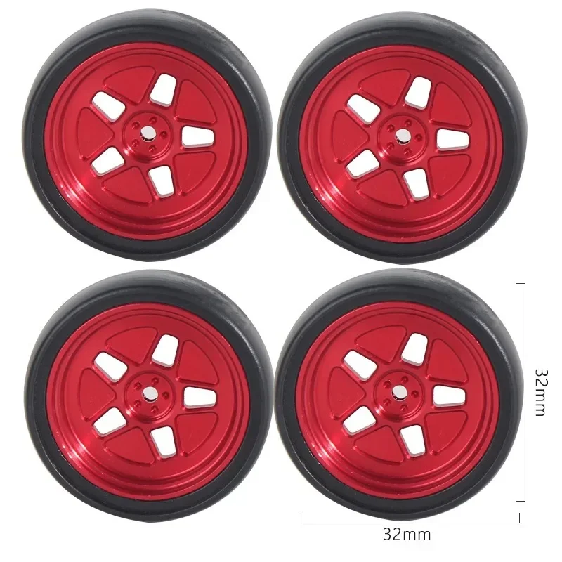 

ДЛЯ A86 LD1801 LD1802 LD1803 LD1804 A01 A02 Металлическая 32 мм RC жесткая шина для дрифта Жесткая шина 1/18 Детали для обновления радиоуправляемого автомобиля