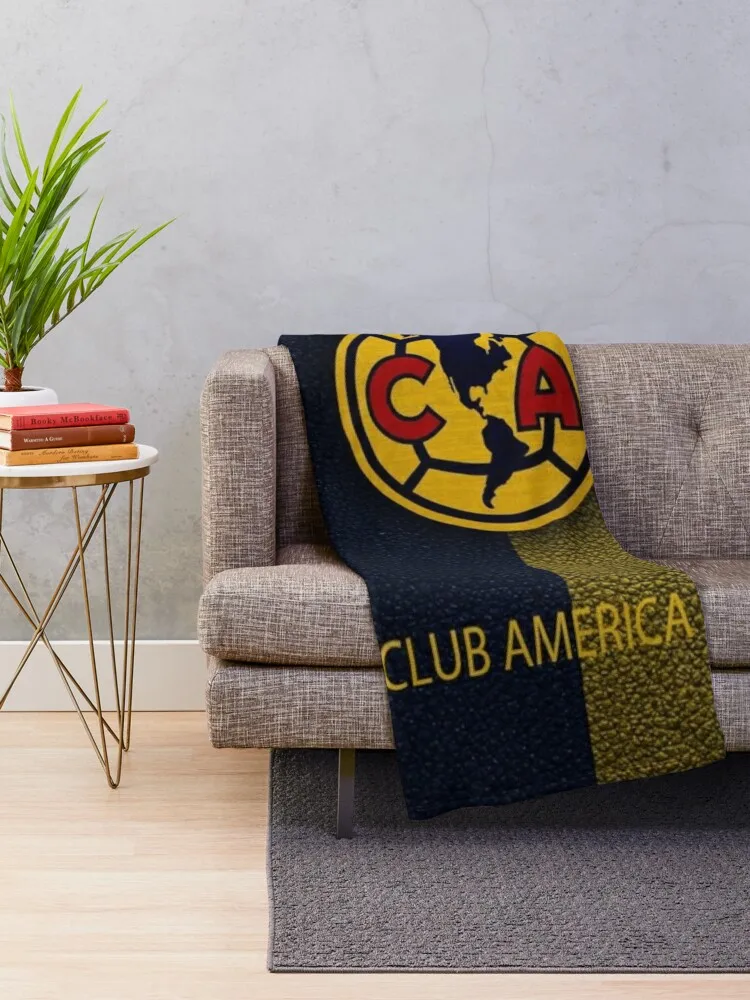 CLUB America FC Throw Blanket christmas decoration Fluffy Shaggy Personalized Gift valentine gift ideas Blankets