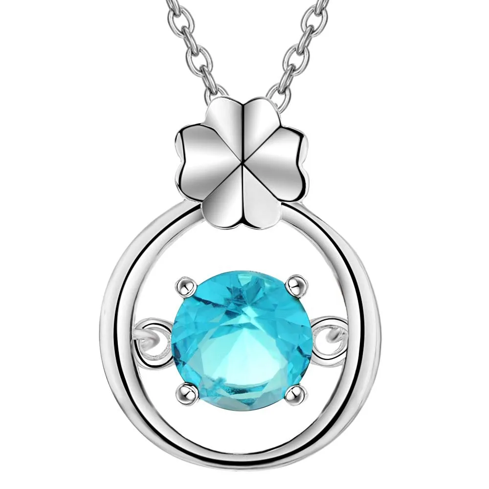 Neue Halskette aus 925er-Sterlingsilber, exquisit, für Damen, Hochzeit, Verlobung, Schmuck, Kristall, Zirkonium, modisches Urlaubsgeschenk