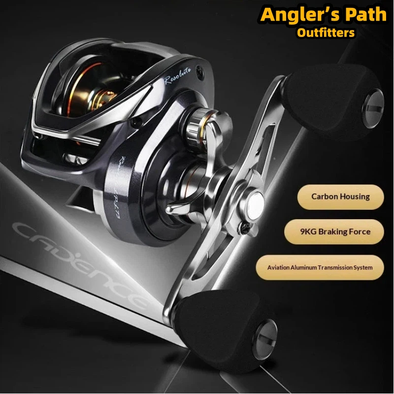 Moulinet de baitcasting Hot Cadence avec roulements NMB importés, longue portée, couvercle robuste, pour la pêche au black bass, moulinet universel pour leurres.