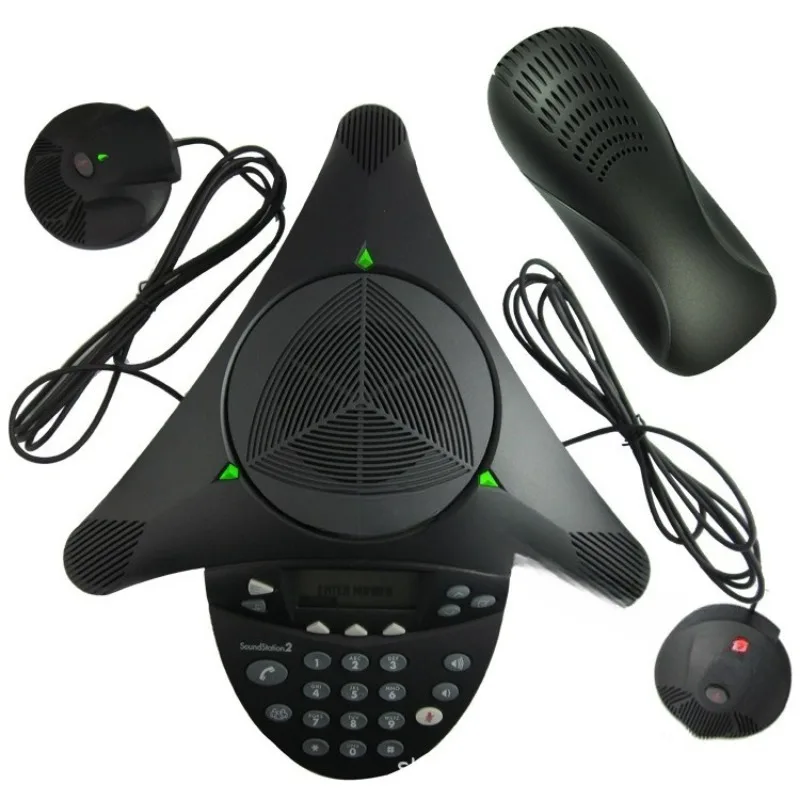 Extended conference phone with extended microphone video conferencing
