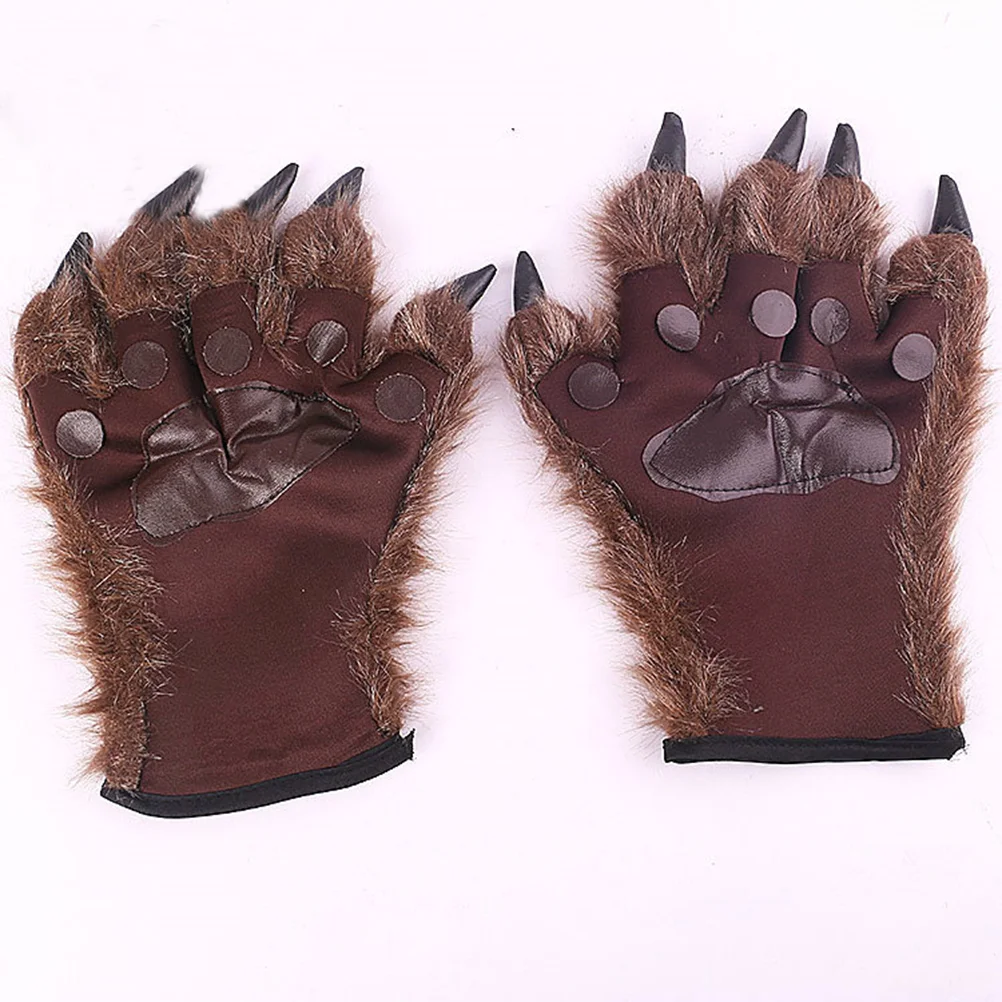 Cosplaykostuums Harige Monster Handen Handschoen Wolf Handschoenen Make-up Eng Ontwerp Klauw