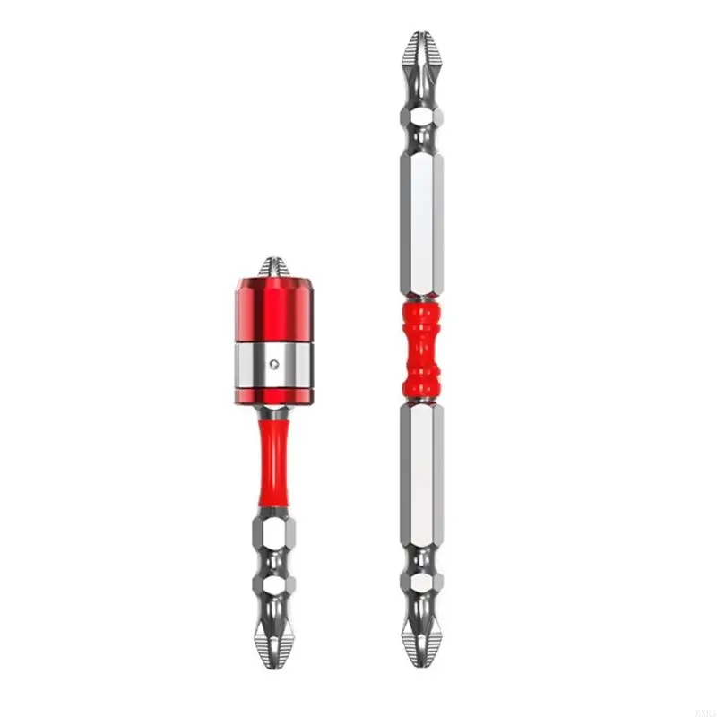 

KXRA Nonslip Screwdriver Bit Double Headed Crossed Head Screwdriver Drill