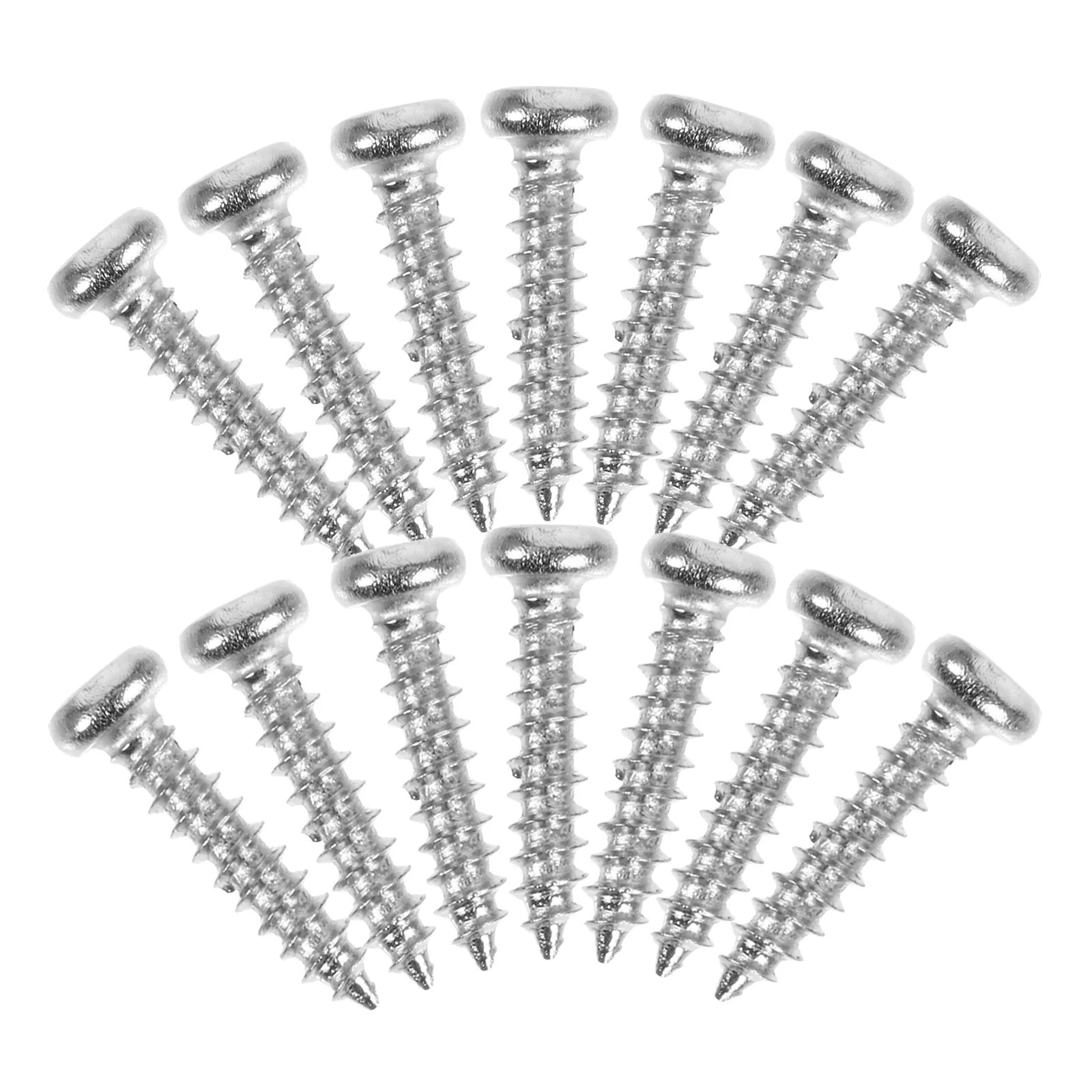 50 PCS Acoustic Guitar Saddle Screws Bass Tuner Tuning Key Cord Tassels for Blinds Silver