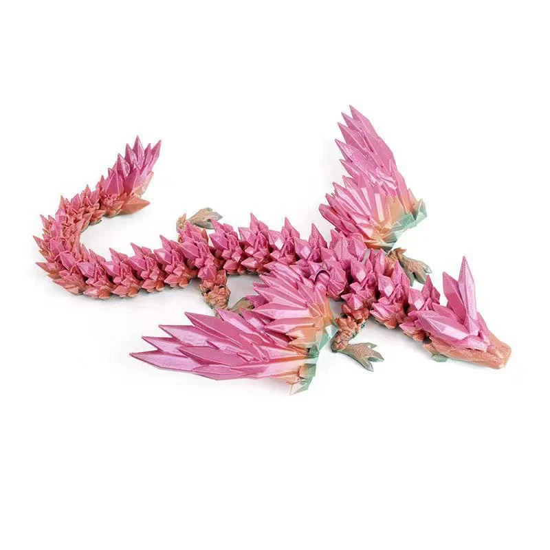 3D-Gedruckte Bewegliche Echinosaurus-Figur Drachenknochen Schreibtisch-Deko Kreatives Neuartiges Geschenk für Kinder – Detail 10
