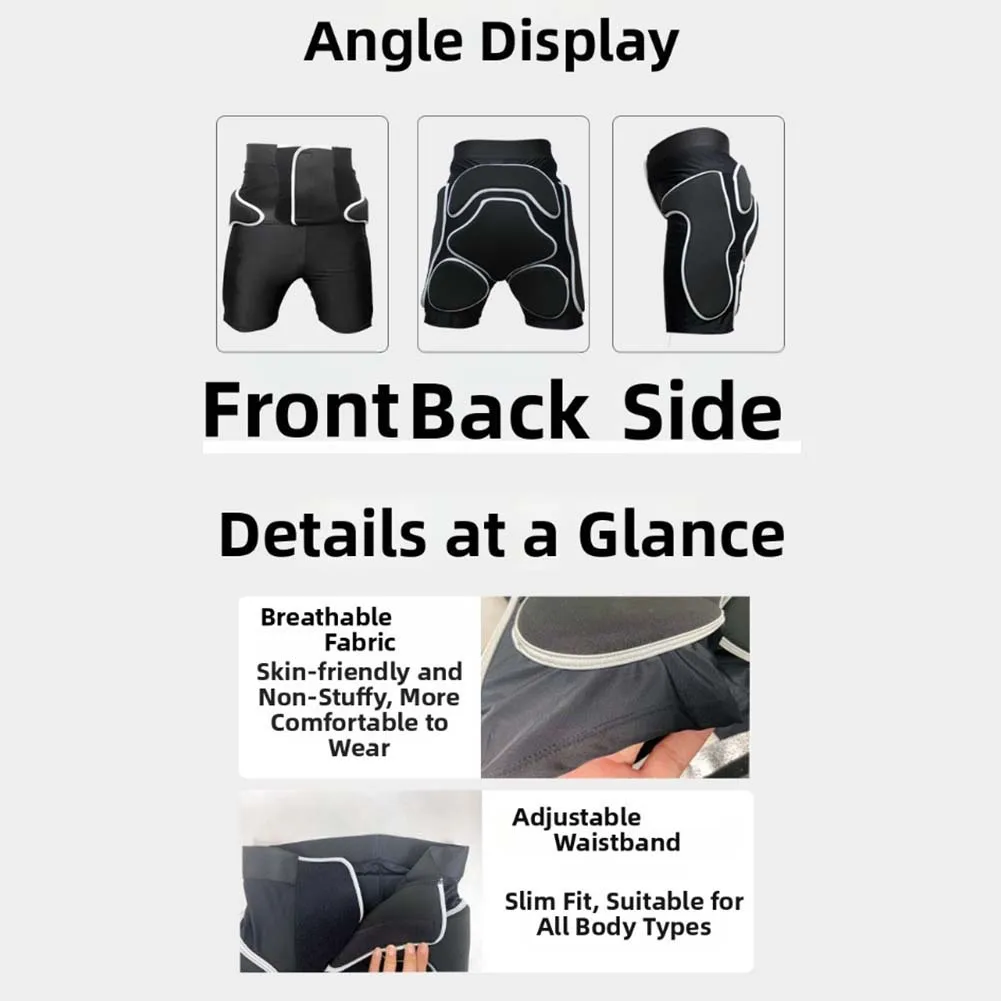 

Winter Sports Ski Hip Protector Compression Shorts For Skiing Lightweight And Quick-dry Flexible Body-hugging Support